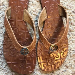 Tory Burch size 10 flip flops